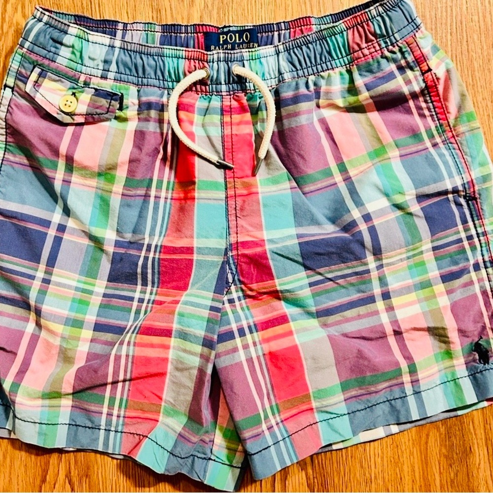 Ralph Lauren Plaid Swim Shorts